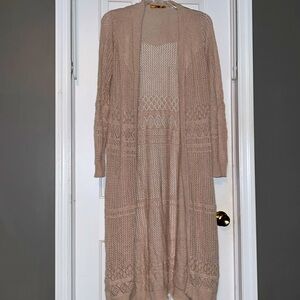 Women’s duster cardigan, never worn